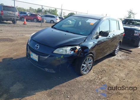 2012 Mazda Mazda5 Touring из США, поврежденный, VIN JM1CW2CL9C0116783